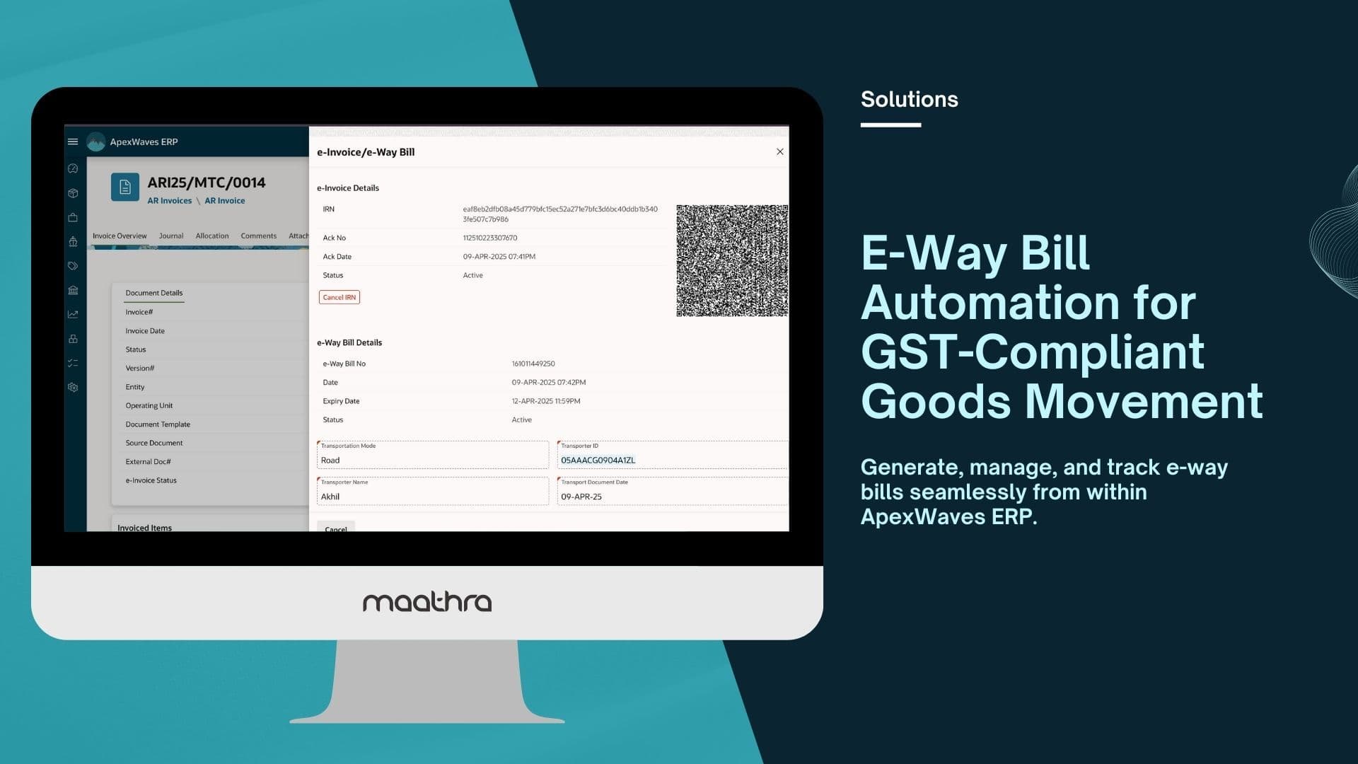 E-Way Bill Automation for GST-Compliant Goods Movement